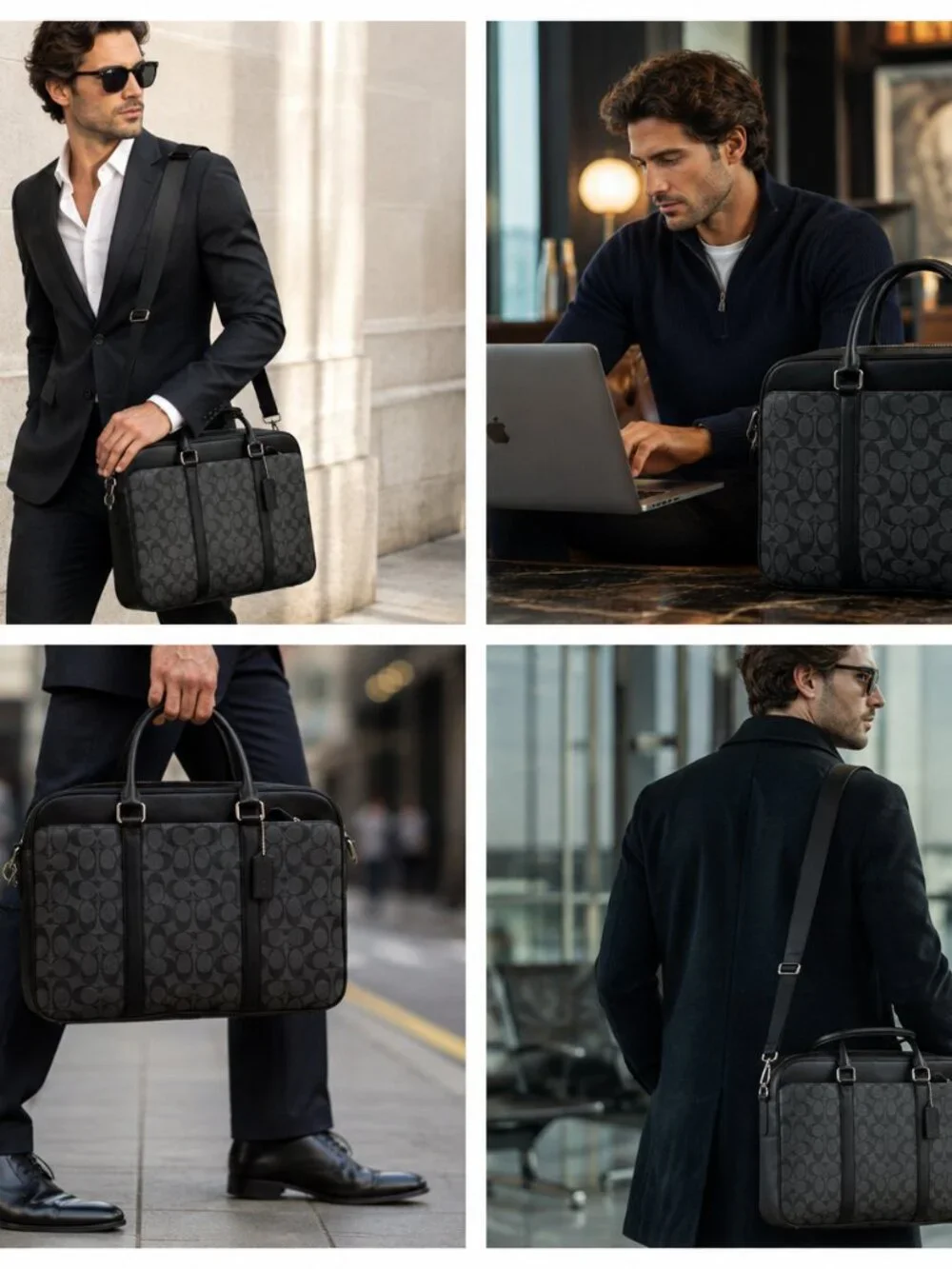 Coach Metropolitan Workbag Multi-Pocket Full Size Laptop/Briefcase Bag